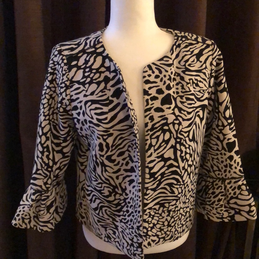 Animal Print Blazer